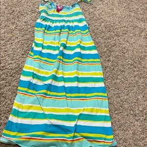 Derek Heart Multicolor Striped Kids Casual Dress